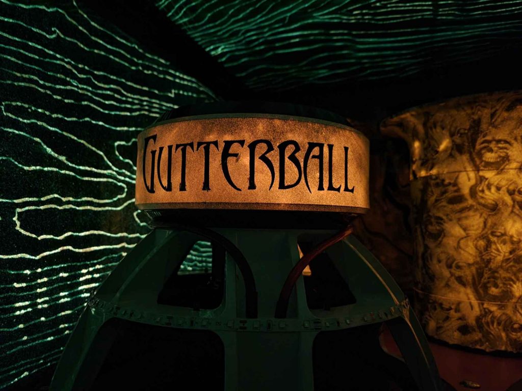 Close-up on glow in the dark speaker